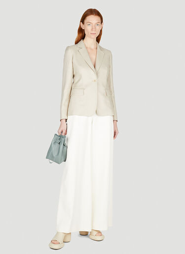 알파카 싱글 브레스티드 블레이저 Max Mara 알파카 싱글 브레스티드 블레이저 베이지 max0252009