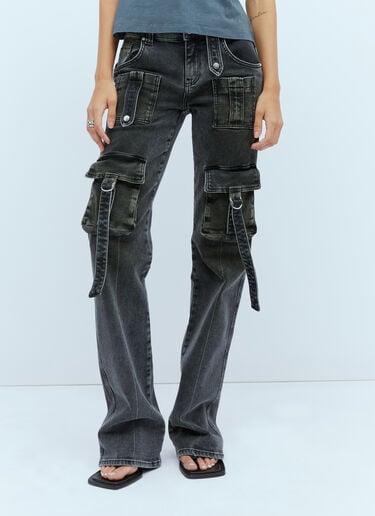 Blumarine Cargo Jeans Black blm0253004