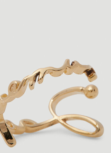Jacquemus Signature Cuff Ring Gold jac0250059