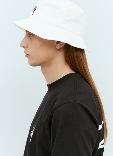 Stüssy Big Stock Bucket Hat White sts0152068