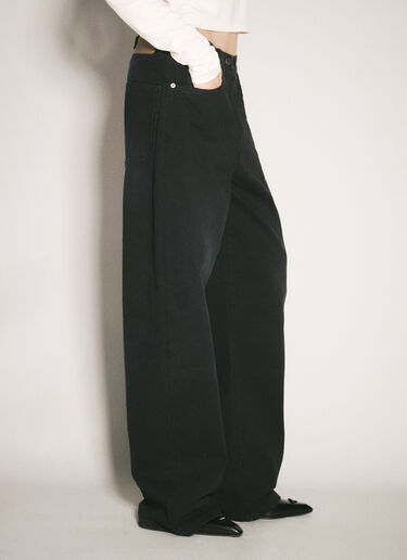 Logo Plaque Jeans Prada Logo Plaque Jeans Black pra0258022