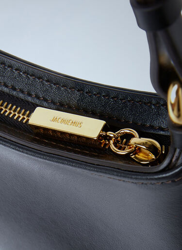 Jacquemus Le Bisou Perle Shoulder Bag Black jac0254093