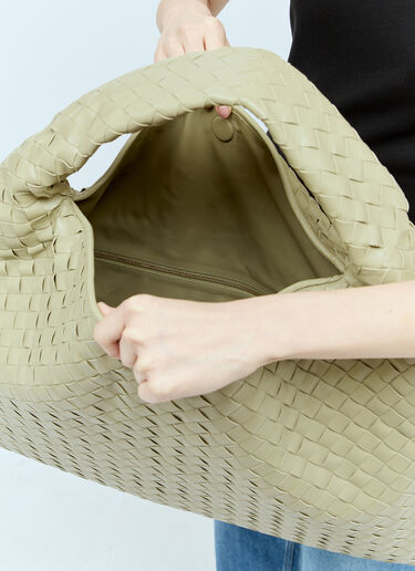 ラージホップ ショルダーバッグ Bottega Veneta ラージホップ ショルダーバッグ グリーン bov0256007