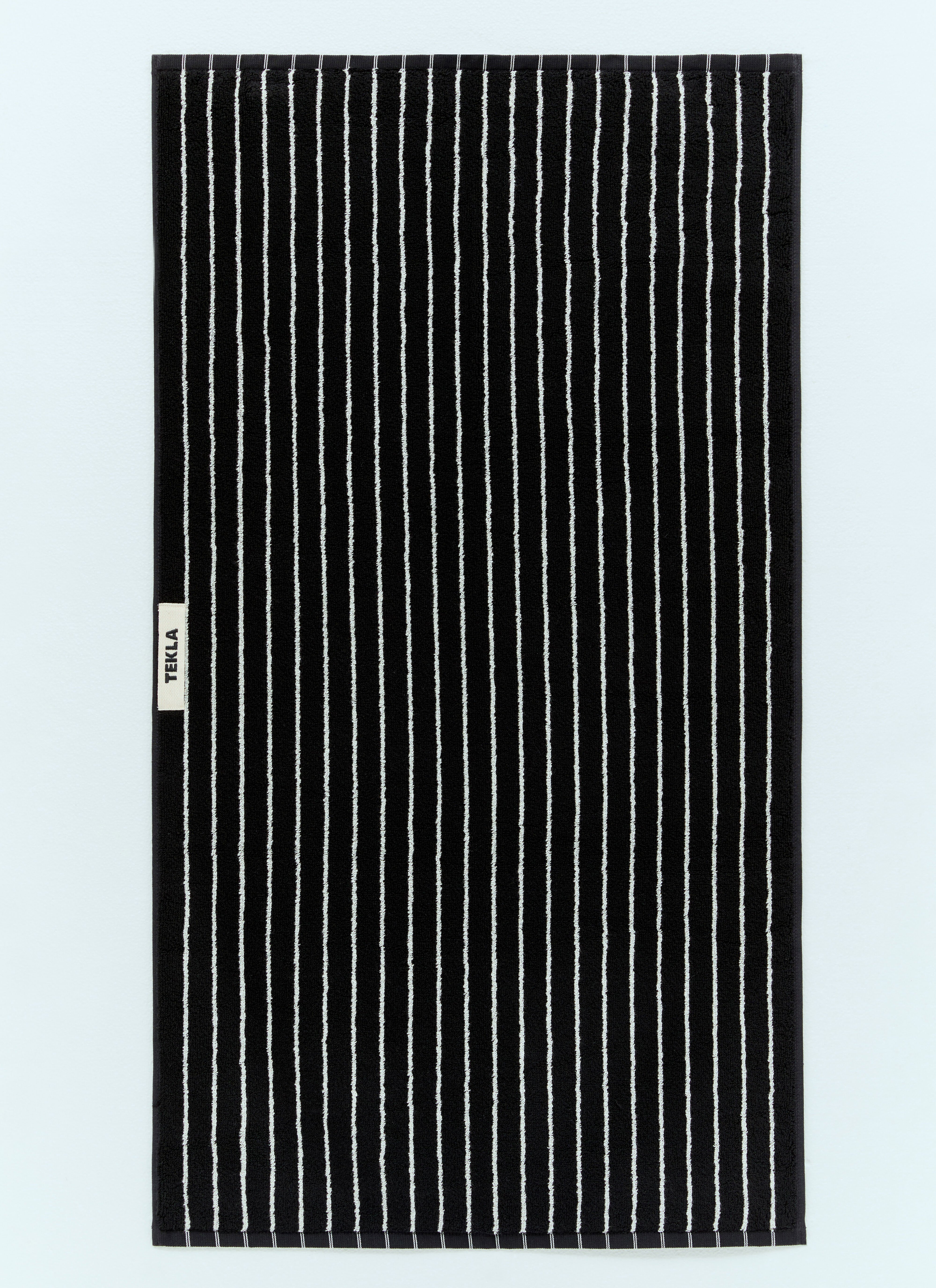 Tekla Striped Terrycloth Hand Towel Green tek0355014