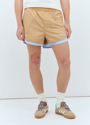 Our Legacy Nylon Double-Layered Shorts Orange our0157015