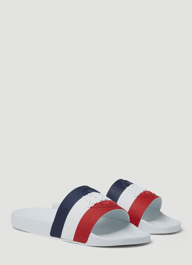 Moncler Basile Slides White mon0149038