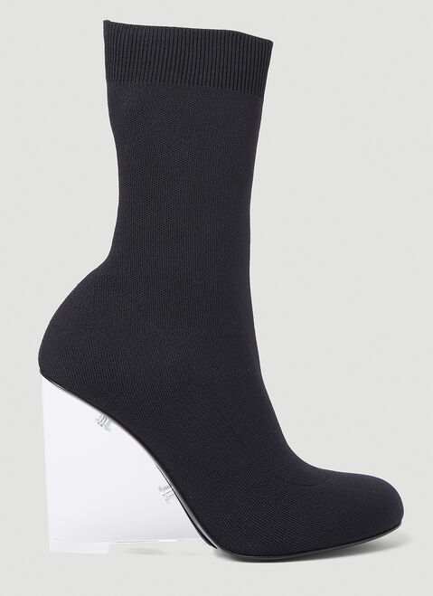 Burberry Shard High Heel Boots Black bur0253037