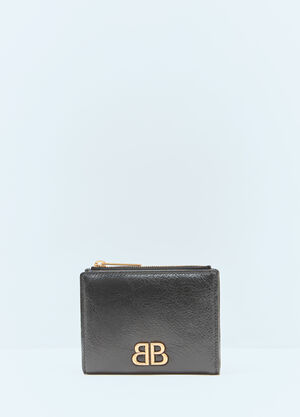 Balenciaga Monaco Bi-Fold Wallet Black bal0257039