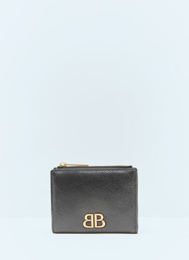 Balenciaga Monaco Bi-Fold Wallet Black bal0257039