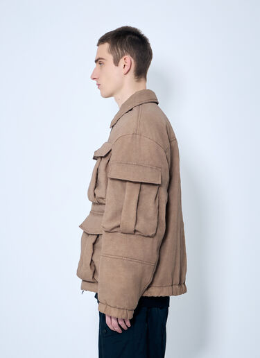 Dries Van Noten Padded Vow Bis Jacket Brown dvn0160016