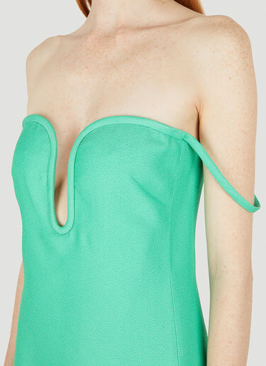 Valentino Dropped Shoulder Shift Dress Green val0248009