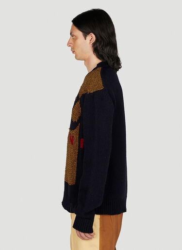 로고 스웨터 Marni x Carhartt 로고 스웨터 블랙 mca0150002