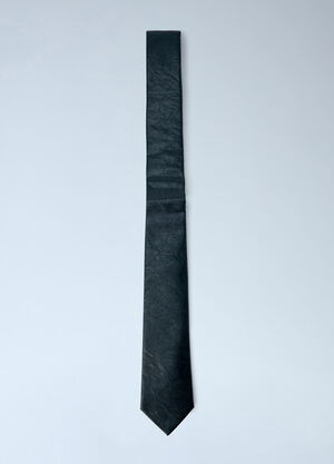 Our Legacy Faux Leather Tie Black our0158018