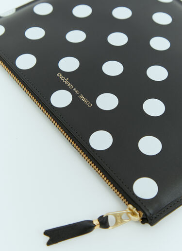 Polka Dot Leather Pouch Comme des Garçons Wallet Polka Dot Leather Pouch Black cdw0354006