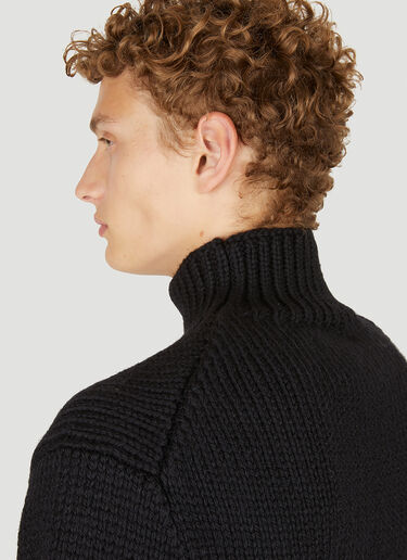 Jil Sander High Neck Sweater Black jil0149007