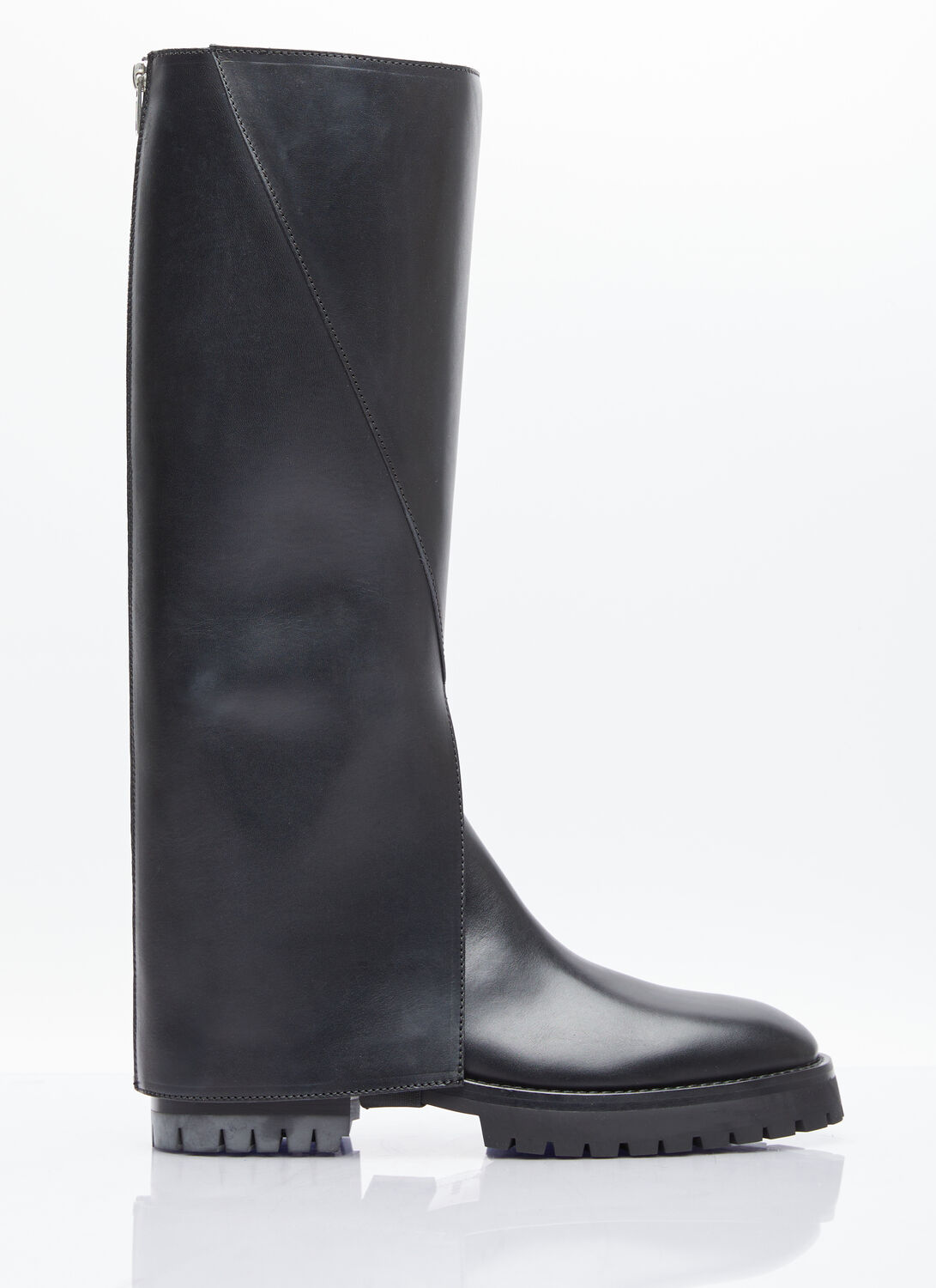 Ann Demeulemeester Jay Leather Boots In Black