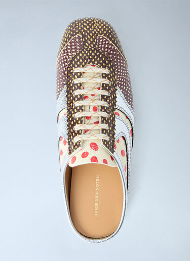 LN-CC® - Dries Van Noten: Textured Slip-On Sneakers - Beige Dries Van Noten Textured Slip-On Sneakers Beige dvn0264049