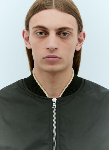 Dries Van Noten 对比色饰边飞行员夹克 黑 dvn0156004
