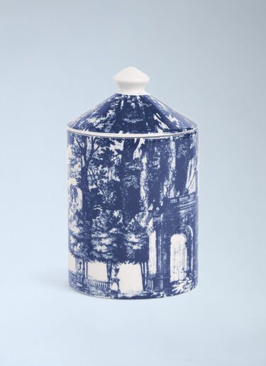 Fornasetti Small Se Poi Candle Blue wps0691866