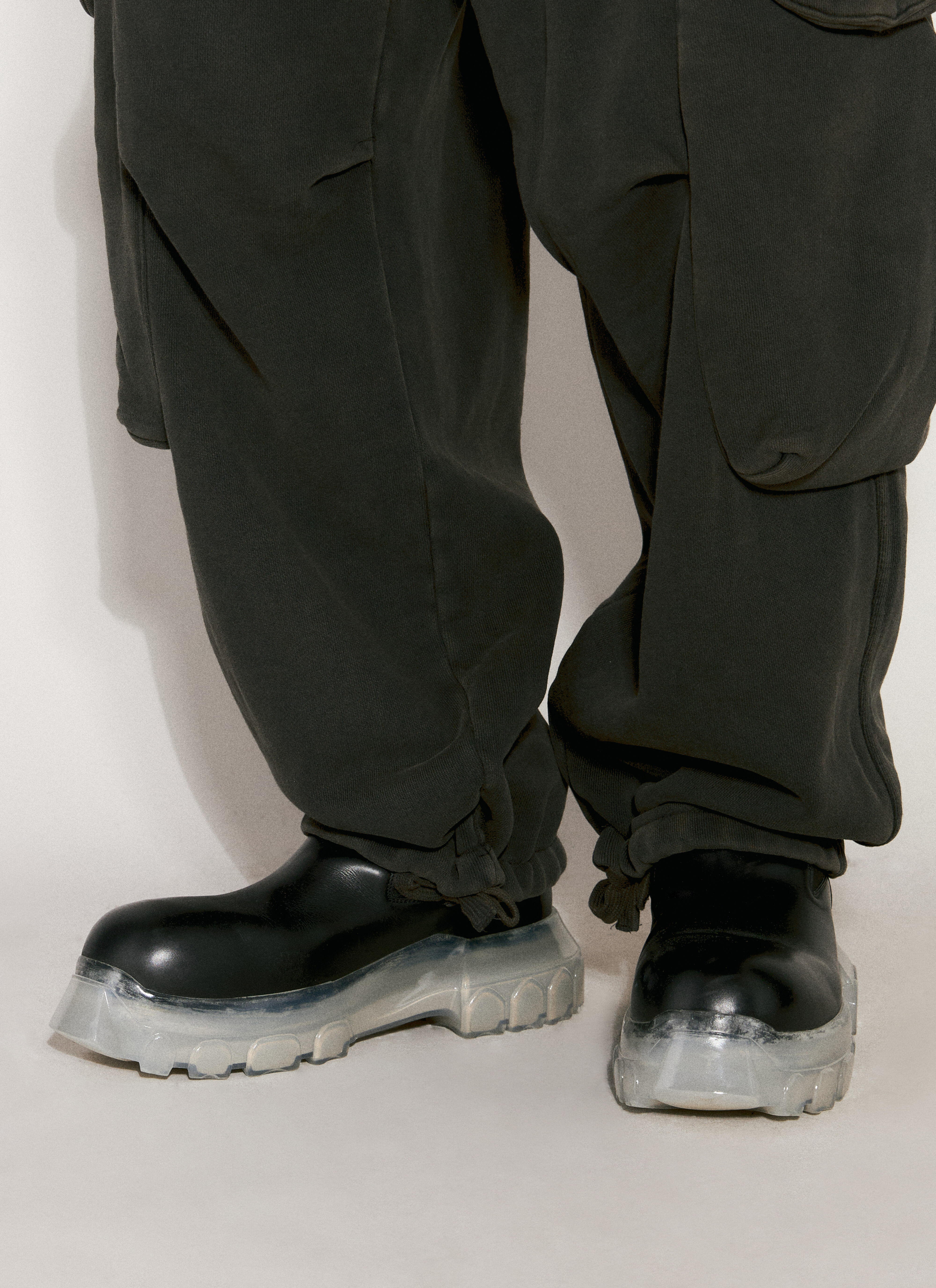 Entire Studios Men's' Heavy Gocar Cargo Pants in Black | LN-CC®