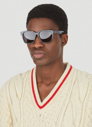 Gucci Square Frame Sunglasses Black guc0145153