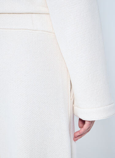 Max Mara Knit Track Pants White max0259006