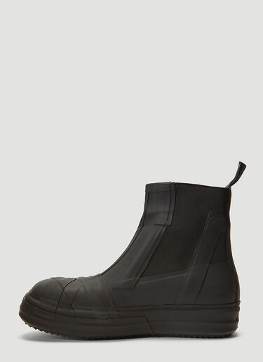 Rick Owens Rubberised Sneakers Black ric0241024