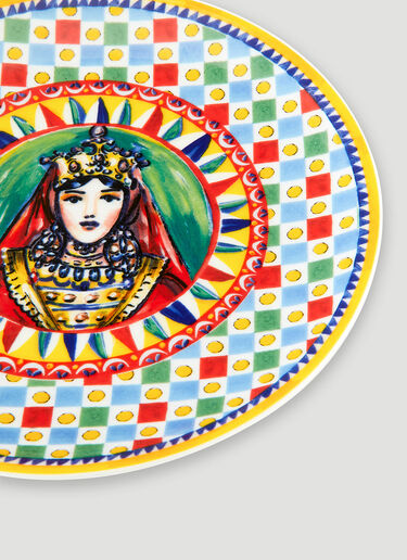 Dolce & Gabbana Casa 'Carretto Siciliano' dessert plate, set of two Multicoloured wps0690048