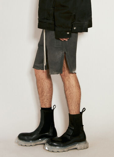 Rick Owens Dyed Denim Shorts Grey ric0156005