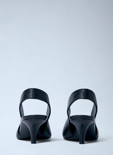 Classic Leather Slingback Heels TOTEME Classic Leather Slingback Heels Black tot0261036
