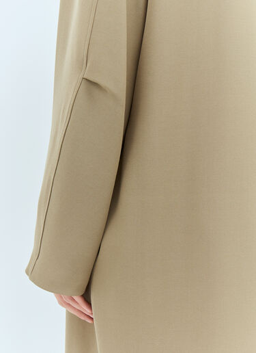 Hendrix Wool Coat The Row Hendrix Wool Coat Beige row0158001