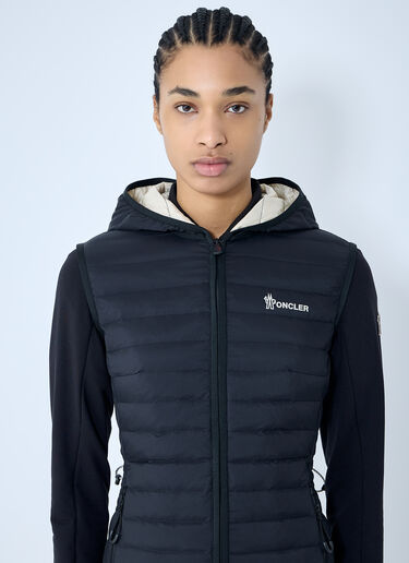 Moncler Grenoble パデッドフード付きジップアップジャケット  ブラック mog0259006