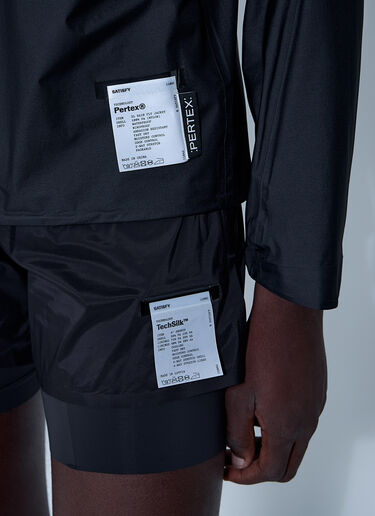 Satisfy Pertex 3L Fly Rain Jacket Black sat0160004