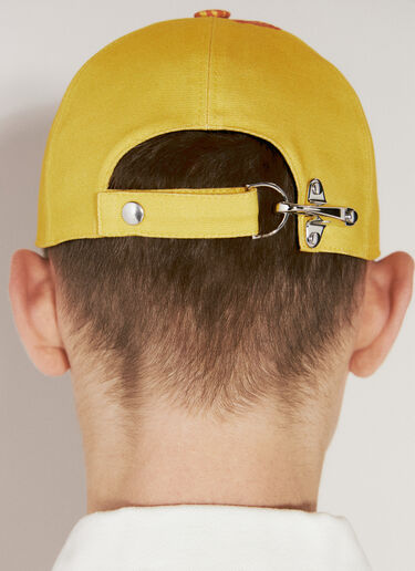 Lanvin x Future Logo Embroidery Baseball Cap Yellow lvf0157012