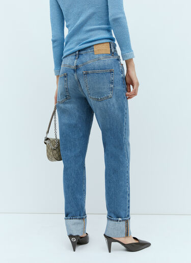 Gucci 90's Horsebit Jeans Blue guc0255121