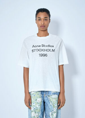 Acne Studios Graphic Logo T-Shirt White acn0265082