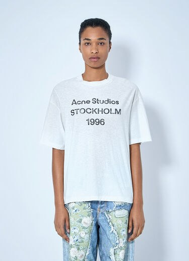 Acne Studios Graphic Logo T-Shirt White acn0265082