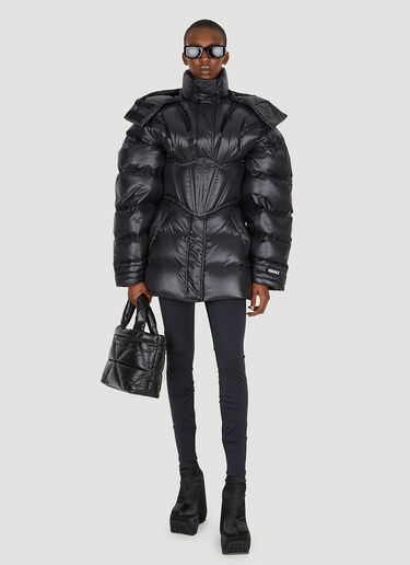 Versace 衬垫束衣夹克 黑 vrs0250011
