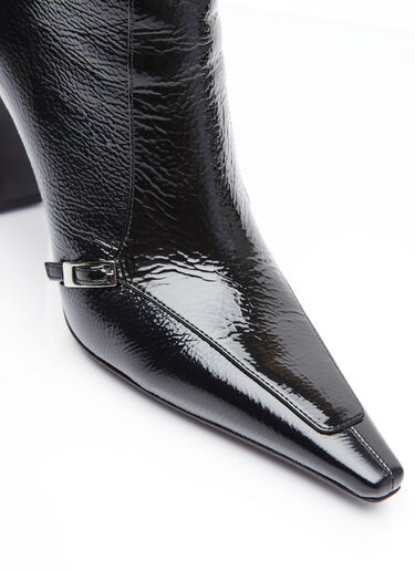 Saint Laurent Vendome Leather Boots Black sla0254053