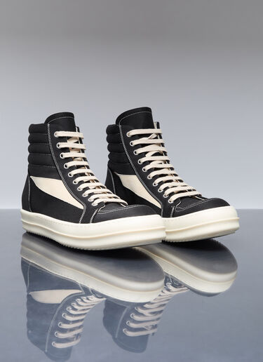 Rick Owens DRKSHDW 하이 빈티지 스니커즈 블랙 drk0156021