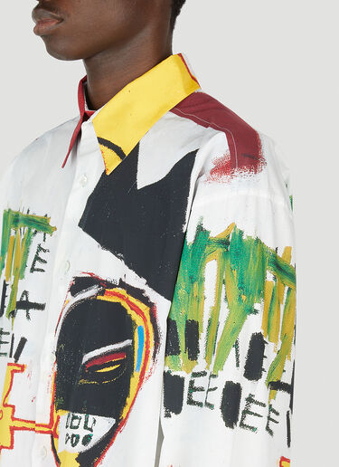 Honey Fucking Dijon Basquiat Overshirt White hdj0352017