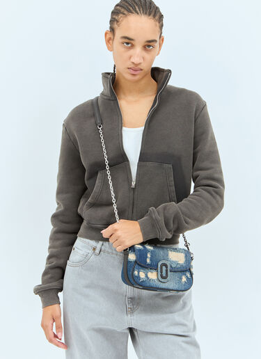 Marc Jacobs The Denim Clover Shoulder Bag Blue mcj0258003