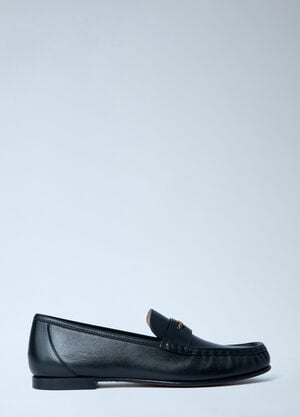 Chloé Leather Loafers Black chl0263066