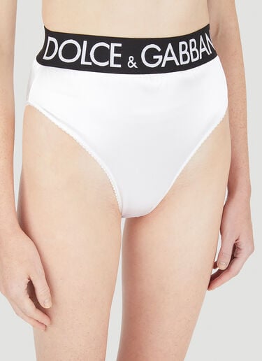 Dolce & Gabbana Logo Band Briefs White dol0246051