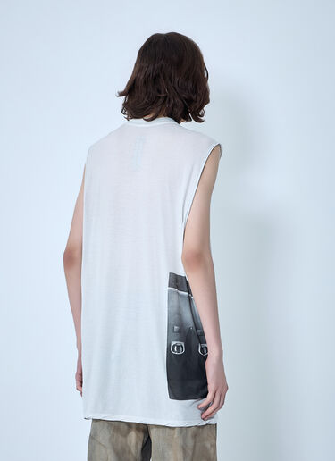Rick Owens Sleeveless Graphic Top Grey ric0164008