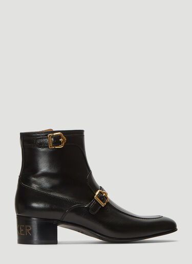 Gucci Sucker Leather Boots Black guc0138012
