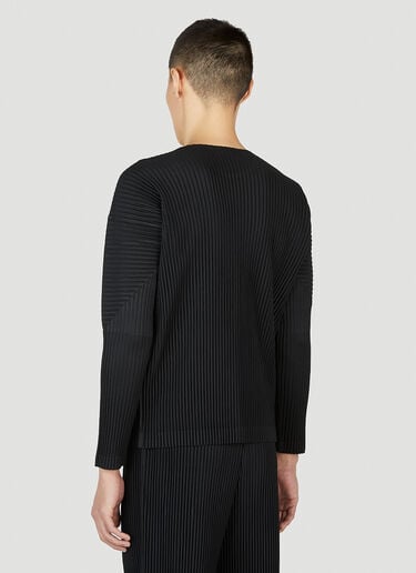 Homme Plissé Issey Miyake Long Sleeve Top Black hmp0152020