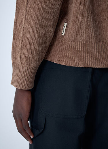 Stüssy Exposed Seam Sweater Brown sts0162008