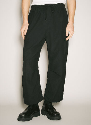 Comme des Garçons Homme Drawstring Cargo Pants Black cdh0158012
