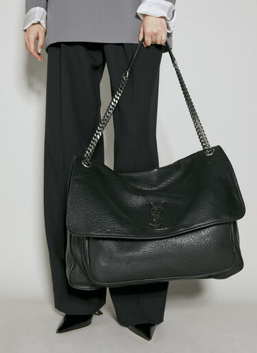Saint Laurent Oversized Niki Shoulder Bag Black sla0253142